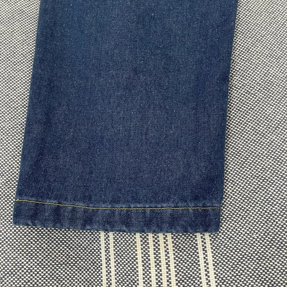 Vintage Haband Casual Joe Jeans Mens Fit 32x26 (34 Tag) Blue Denim Elastic Waist